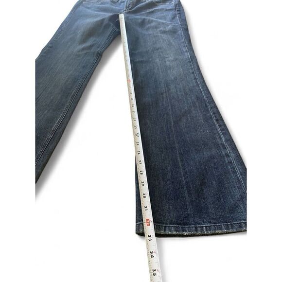 Christopher Webb Women’s Jeans 14/32  Dark Blue Straight Leg Embroidered - Picture 7 of 9